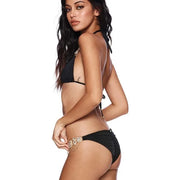 New Solid Color Swimsuit With Rhinestones Sexy Bikinis Swimwear Female Push Up Bikini Beach Swimming Bathing Suit Women Bather