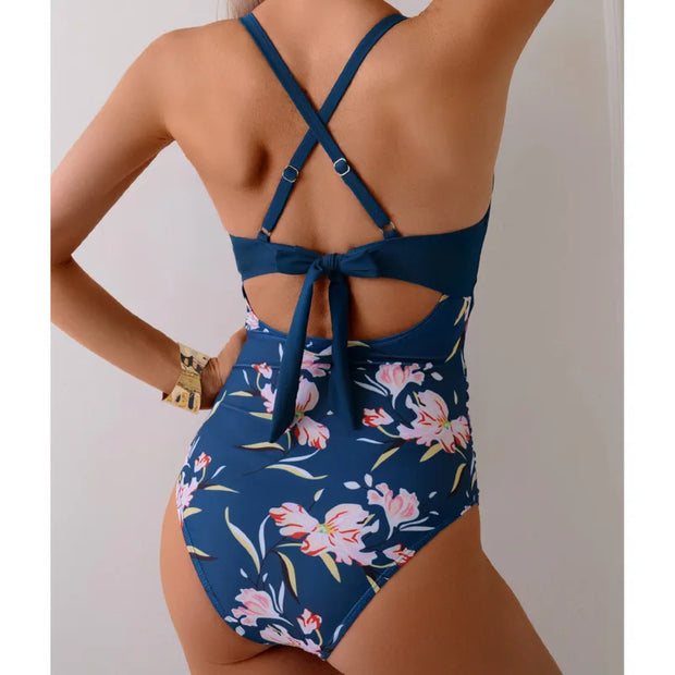 Summer Sexy Swimsuits One Piece Women's Closed Swimwear Push Up Swimming Wear Bodysuit Bathing Suits Beachwear Pool Bather 2025