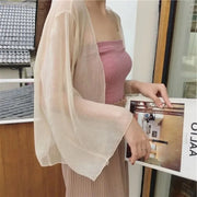 Summer Matching Cardigan Small Jacket Women Chiffon Shawl Short Section Small Shawl Sunscreen Clothing Female Thin Section Top