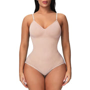 Seamless Shapewear Bodysuit For Women Tummy Control Butt Lifter Body Shaper Invisible Under Dress Slimming Strap Thong Underwear