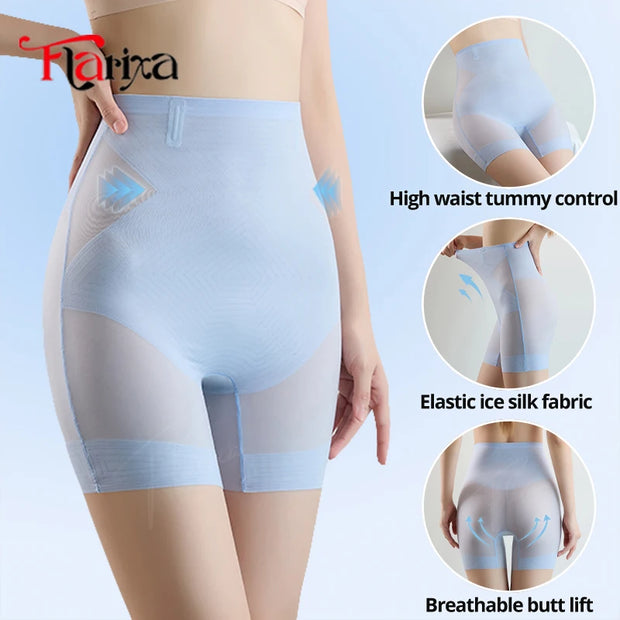 Ice Silk Tummy Control High Waisted