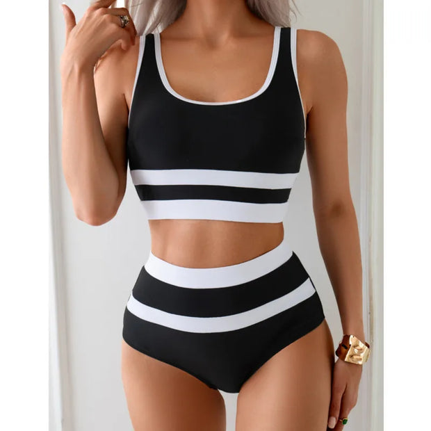 Sexy Bikinis 2025 Swimsuits Women Swimwear Push Up Female Beach Swimming Wear Bathing Suits High Waist Bikini Set Pool Bather
