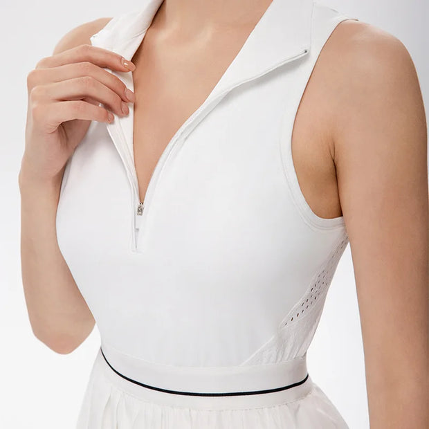 Golf Tennis Dress Sports Set Yoga for Women Workout Pickleball Clothing Badminton Skorts Activewear hollow out sport dresses