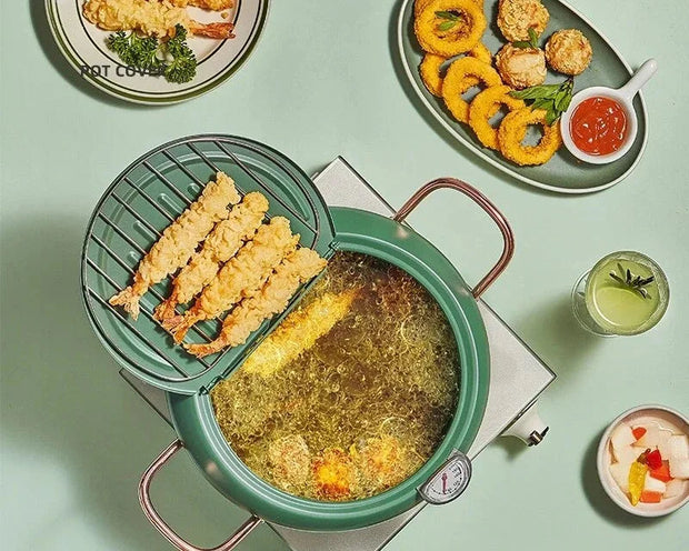 Stainless Steel Induction Frying Pot