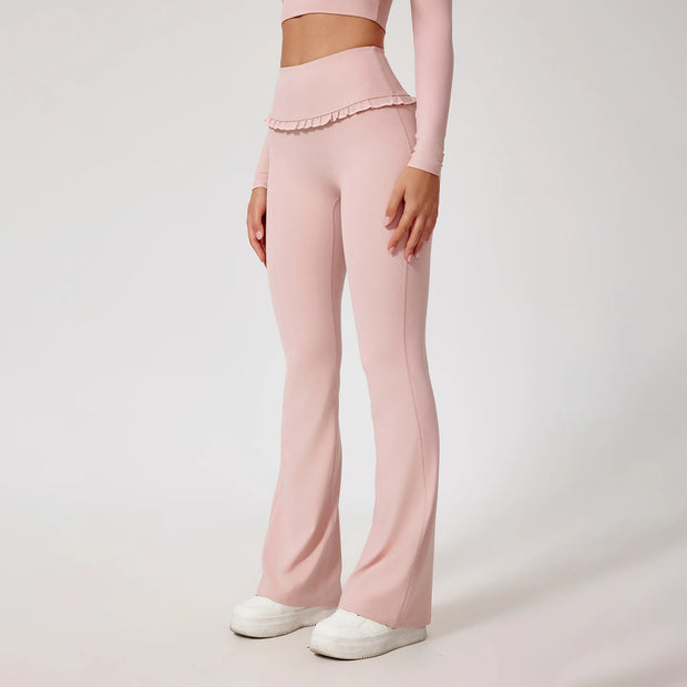 Women Shirts Long Sleeve for Yoga Crop Top Square Neck Workout Clothing with Chest Pads Fitness T Shirts Sportswear