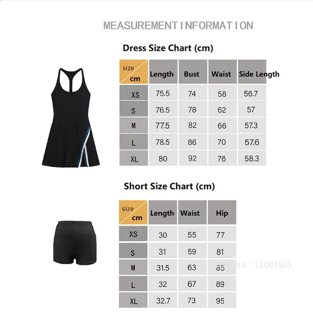 Womens Strap Tennis Dress Sleeveless Split Workout Dresses Built-in Bra Ladies Backless Round Neck Active Golf Skirts
