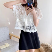 Sunscreen Clothing Women Cardigan Summer Thin Small Fresh Korean Version Air Conditioner Jacket Shawl Coat Short