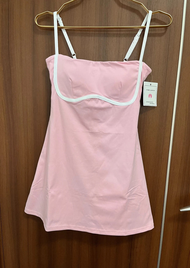 Golf Tennis Dress with Pad Sports Set Yoga for Women Workout Pickleball Clothing Badminton Skorts Activewear