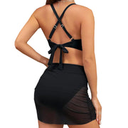 New Sexy Bikinis Mesh Swimsuits Women's Swimwear Push Up Female Beach Swim Wear Bathing Suits Brazilian Bikini Set Pool Bather