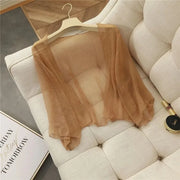Summer Matching Cardigan Small Jacket Women Chiffon Shawl Short Section Small Shawl Sunscreen Clothing Female Thin Section Top