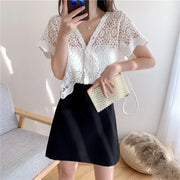 Sunscreen Clothing Women Cardigan Summer Thin Small Fresh Korean Version Air Conditioner Jacket Shawl Coat Short