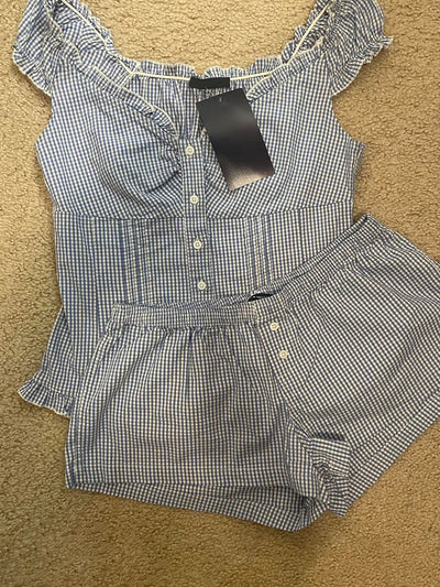 Cotton plaid 2 Piece Sets
